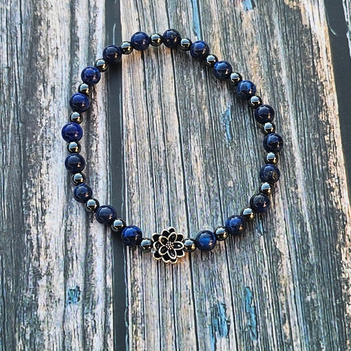 Bracelet Lapis-lazuli Pakistan – 6mm - Kumari Legacy