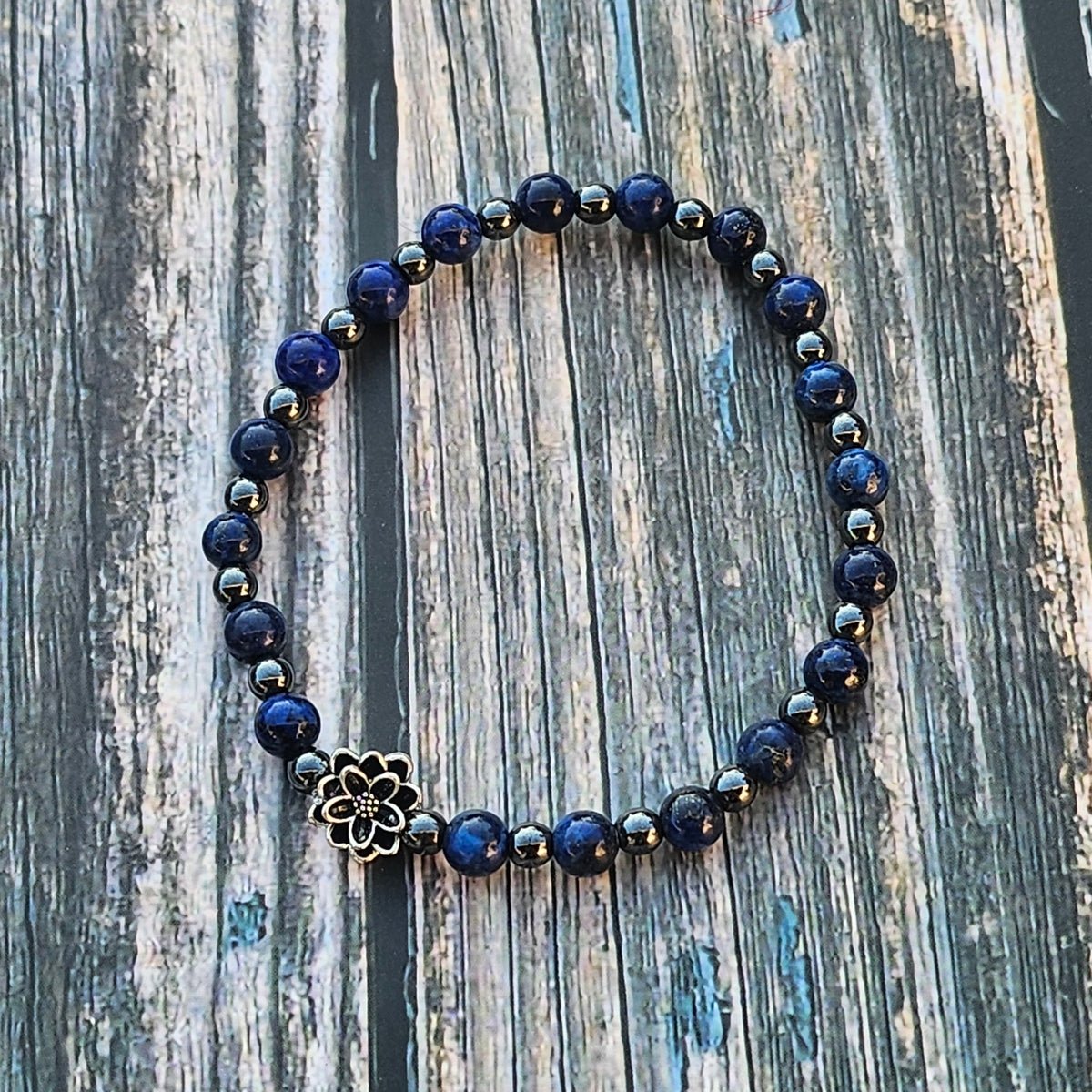 Bracelet Lapis-lazuli Pakistan – 6mm - Kumari Legacy