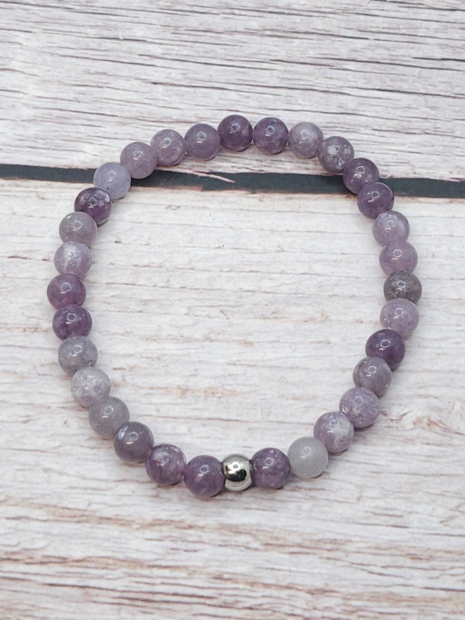 Bracelet Lépidolite 6mm - Kumari Legacy