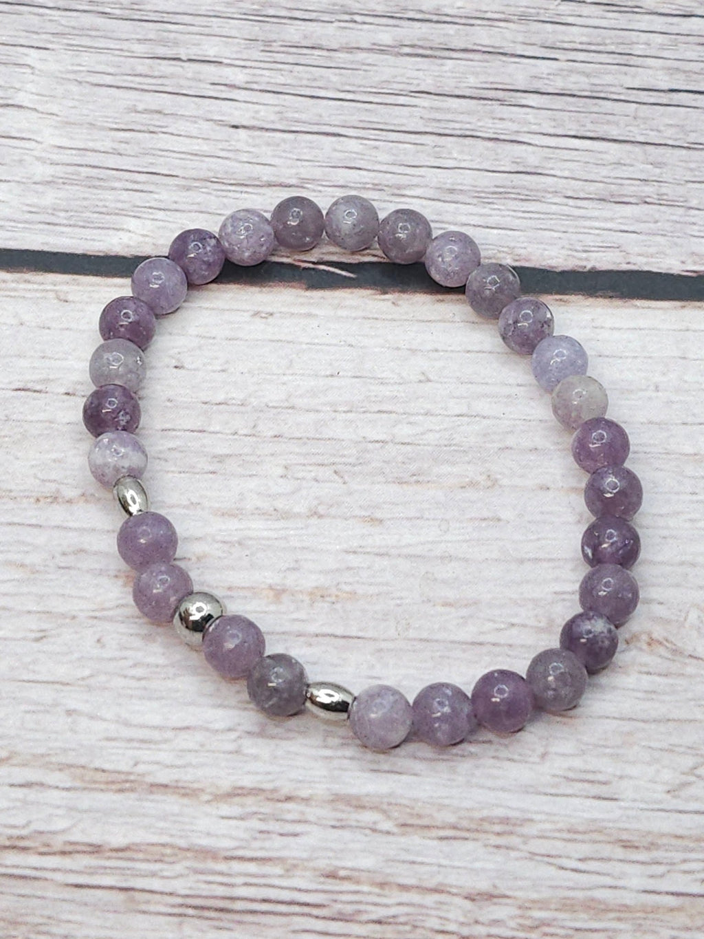 Bracelet Lépidolite 6mm - Kumari Legacy
