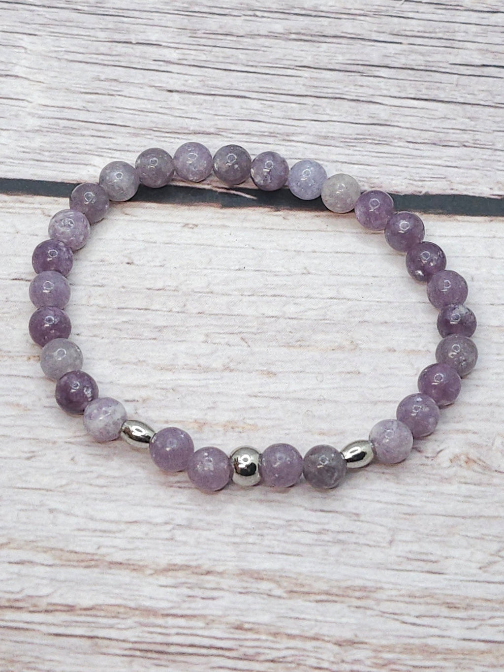 Bracelet Lépidolite 6mm - Kumari Legacy