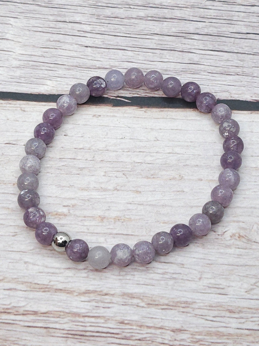 Bracelet Lépidolite 6mm - Kumari Legacy