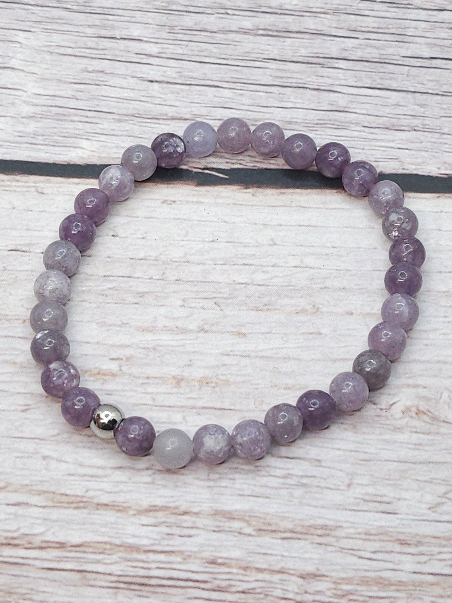 Bracelet Lépidolite 6mm - Kumari Legacy