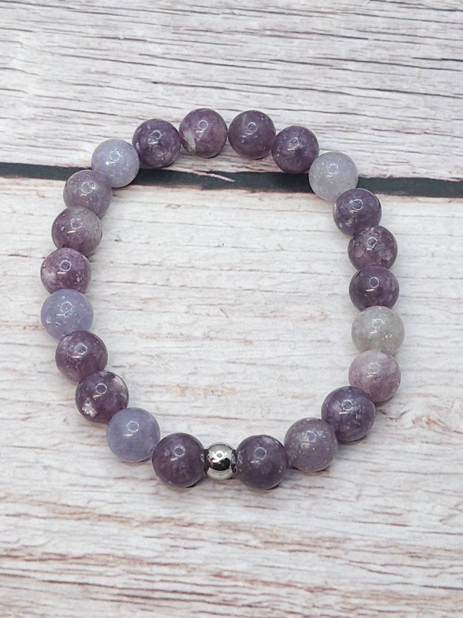 Bracelet Lépidolite 8mm - Kumari Legacy