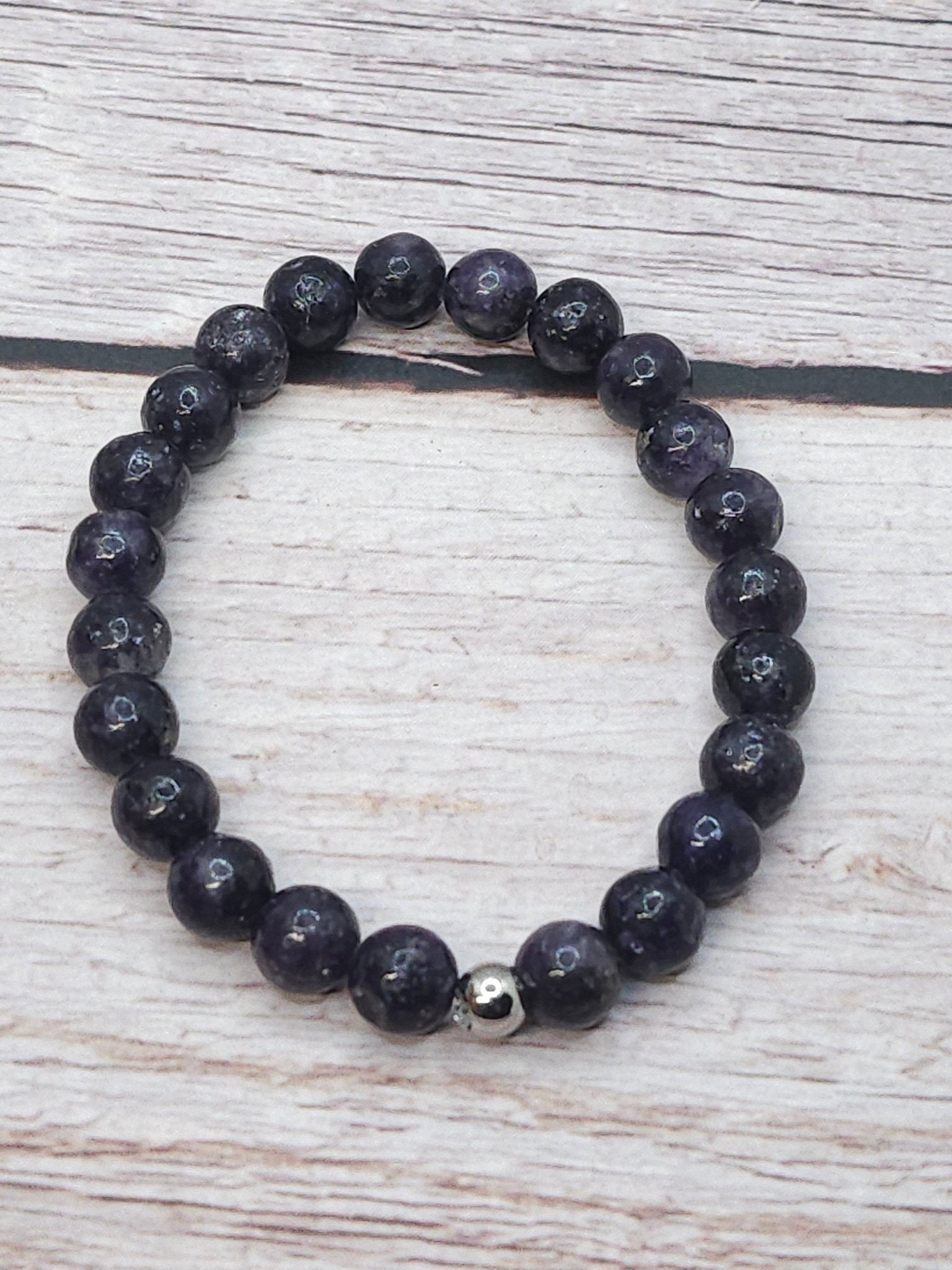 Bracelet Lépidolite Foncée 8mm - Kumari Legacy