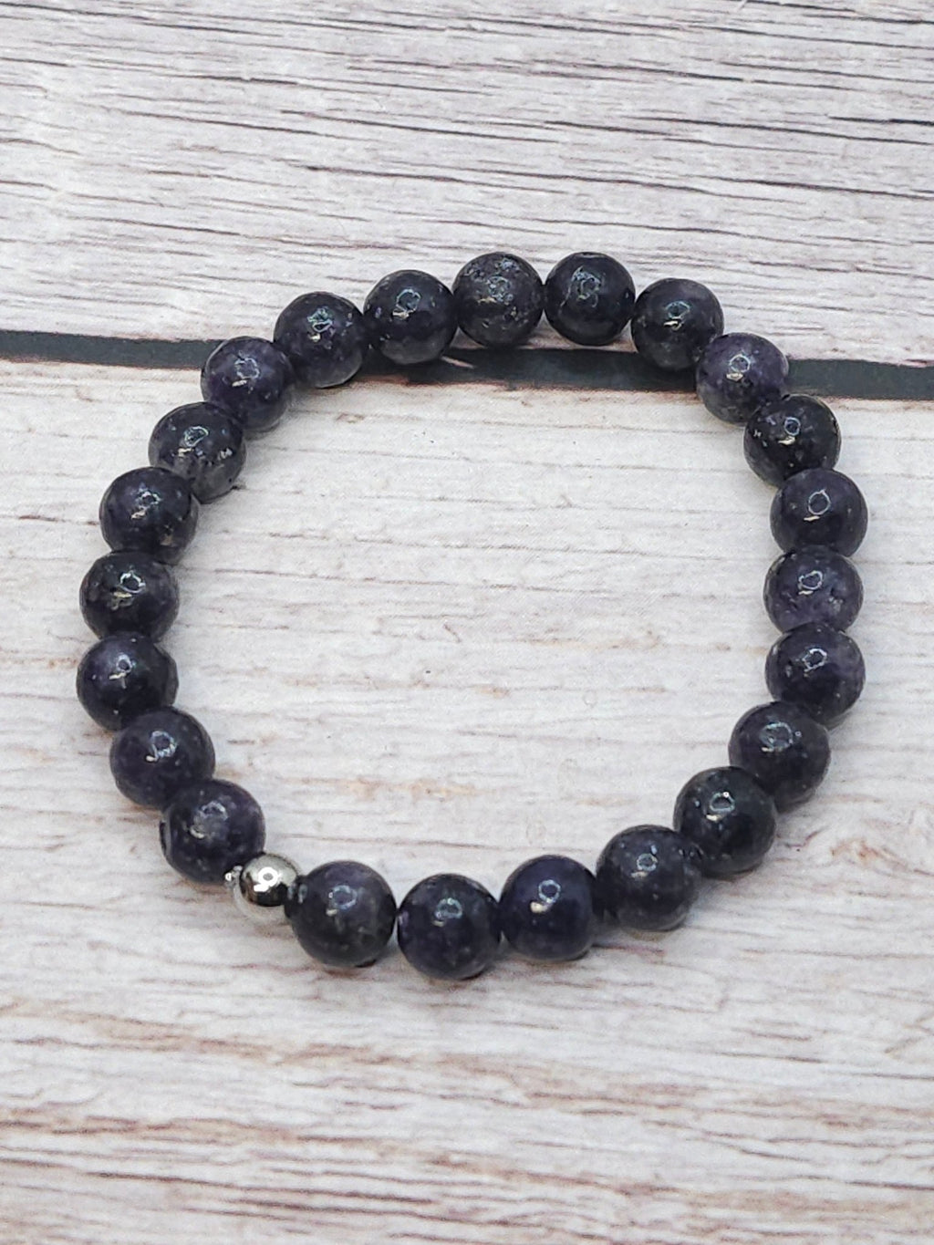 Bracelet Lépidolite Foncée 8mm - Kumari Legacy