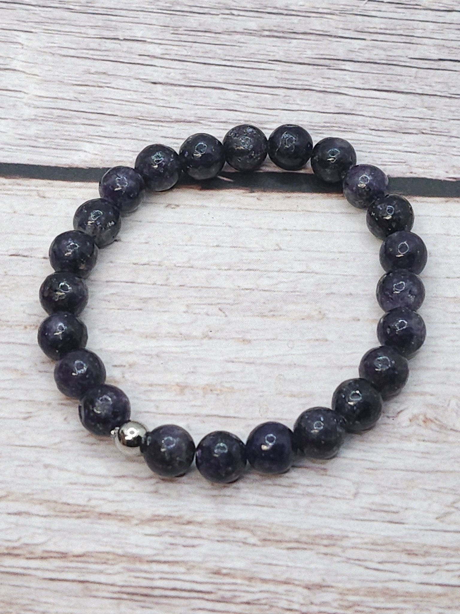 Bracelet Lépidolite Foncée 8mm - Kumari Legacy
