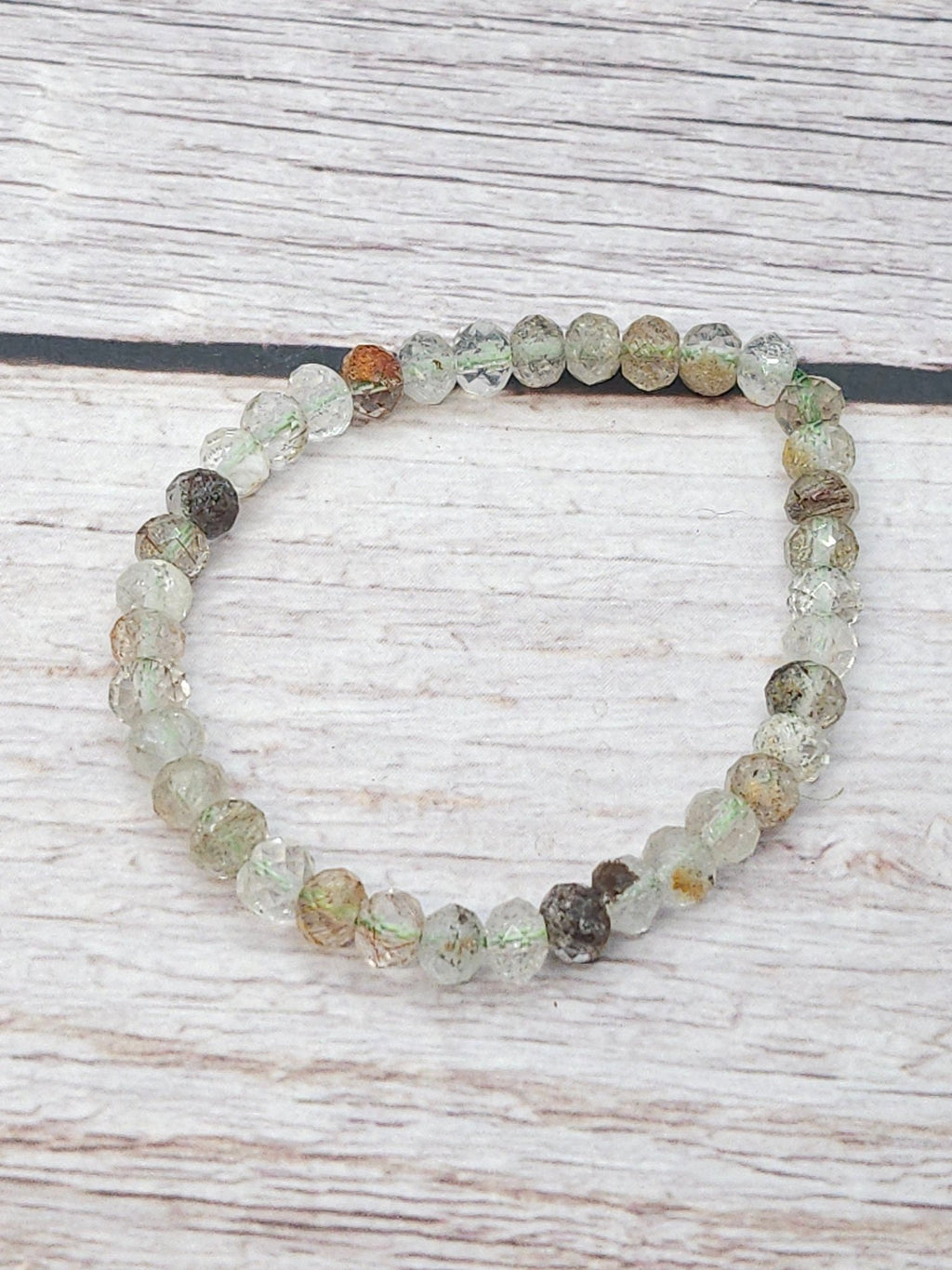 Bracelet Lodolite Donut Facetté 6mm - Kumari Legacy