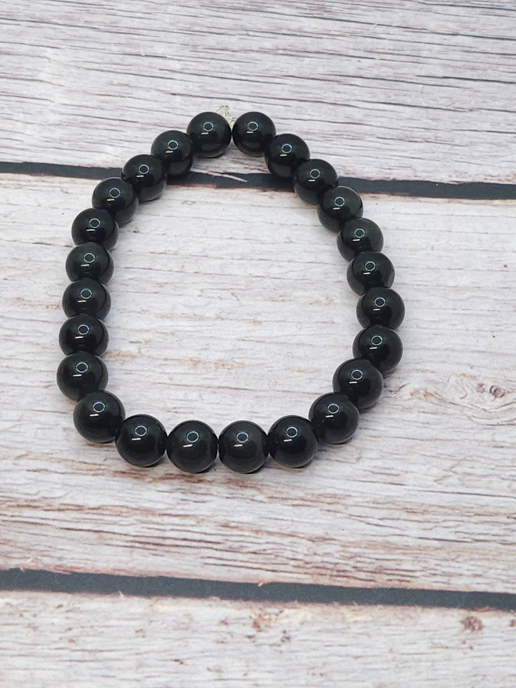 Bracelet Obsidienne Œil Céleste 8mm - Kumari Legacy