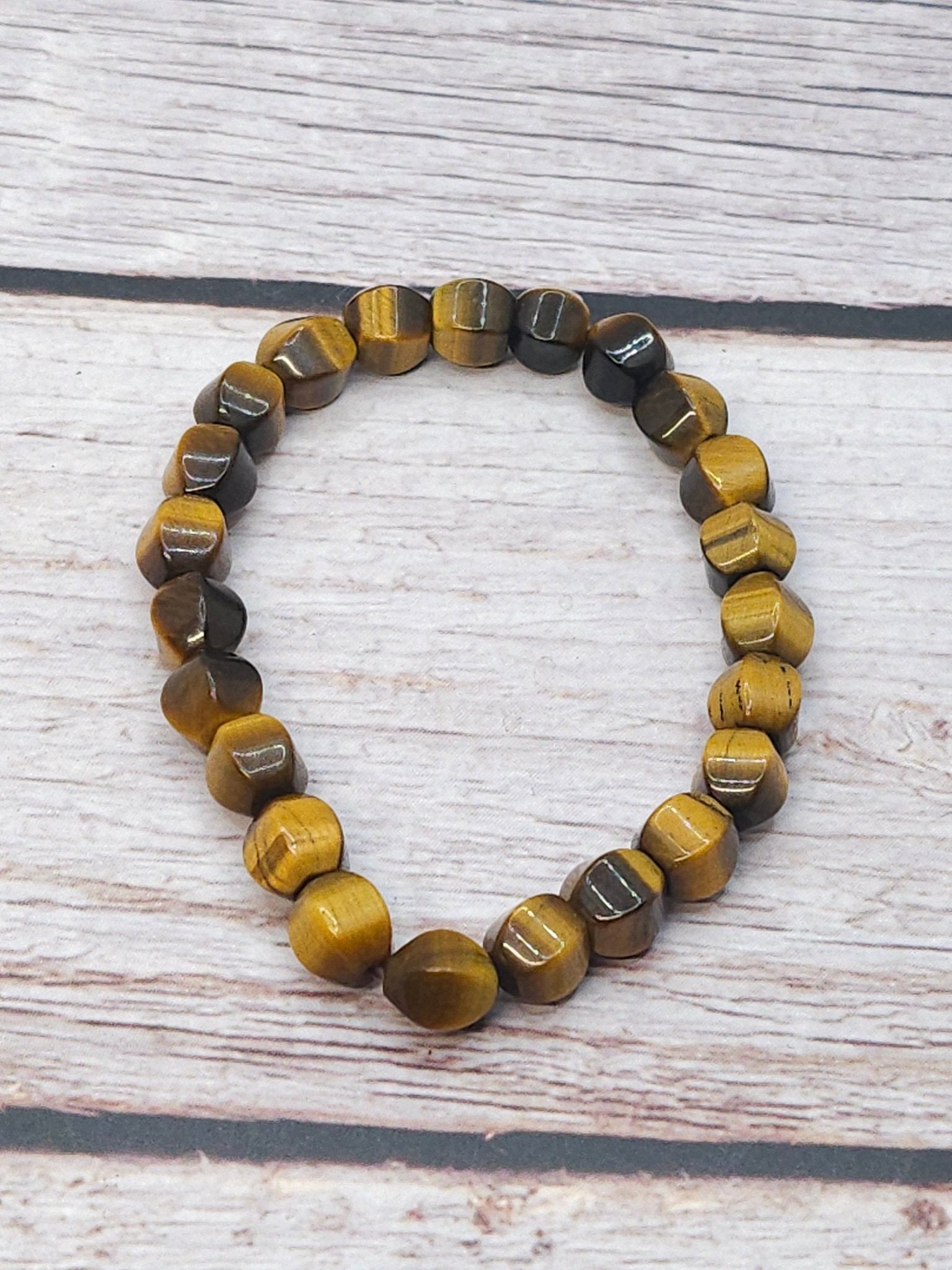 Bracelet Œil de Tigre 8mm - Kumari Legacy