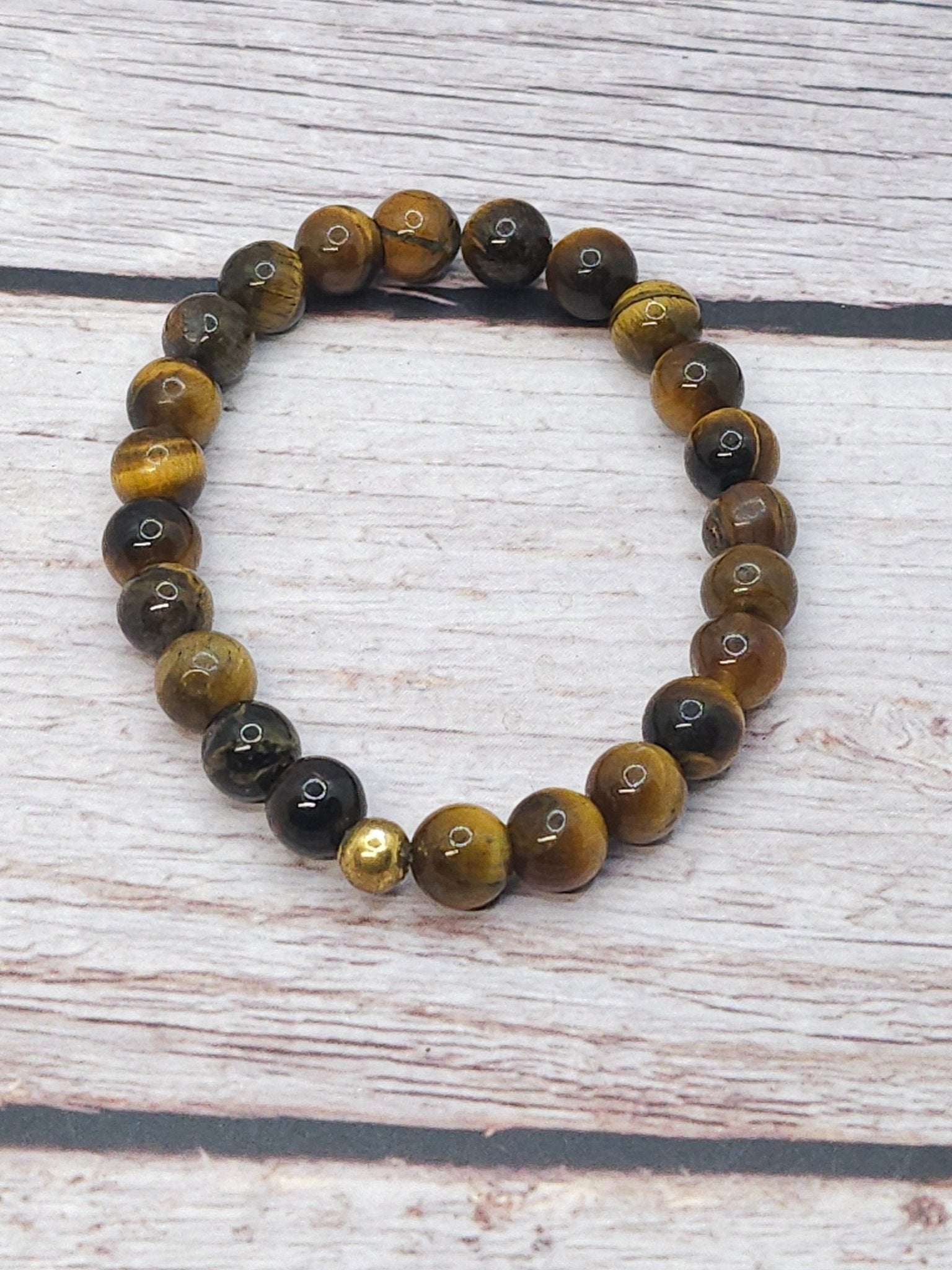 Bracelet Œil de Tigre 8mm - Kumari Legacy