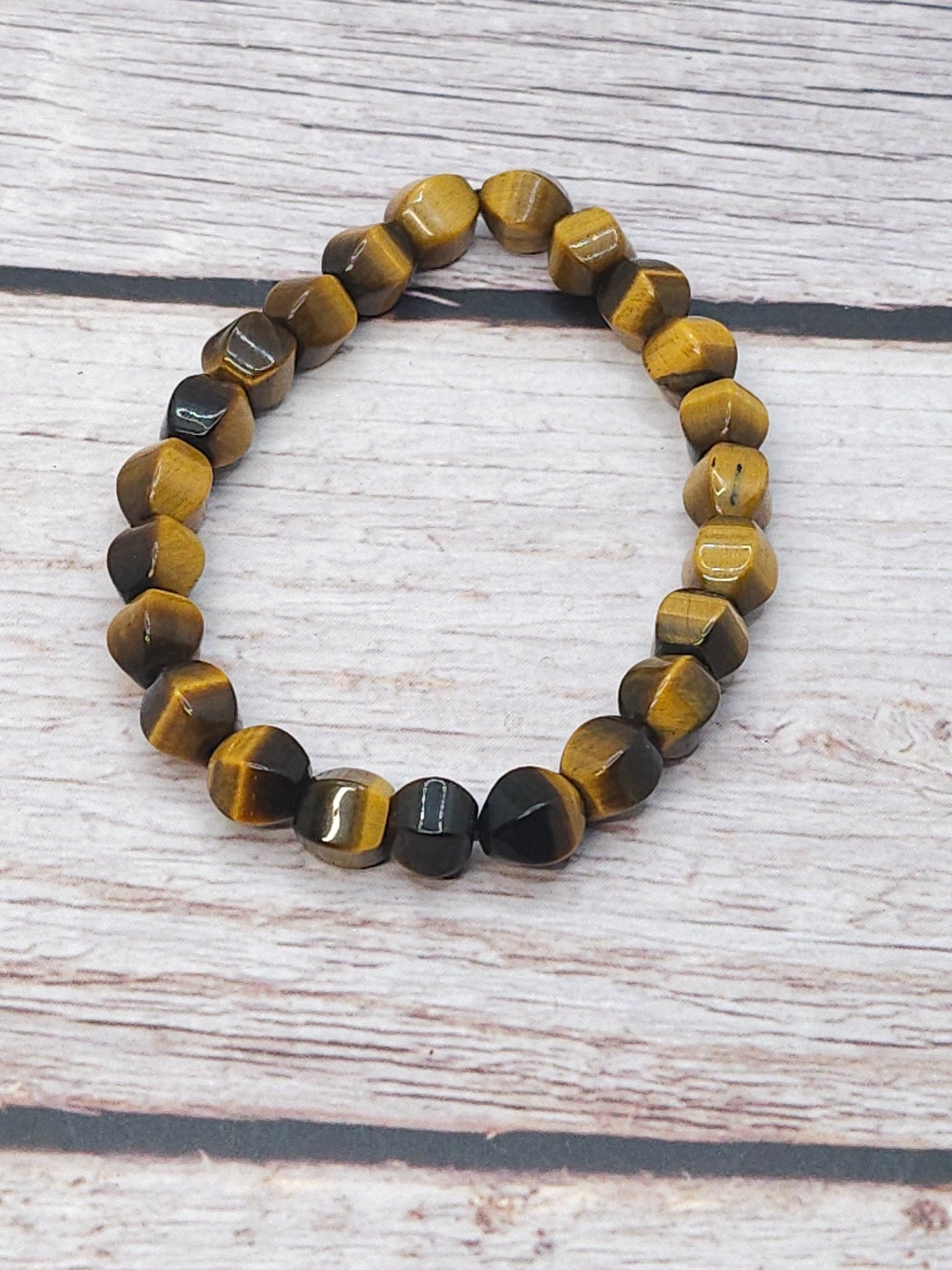 Bracelet Œil de Tigre 8mm - Kumari Legacy