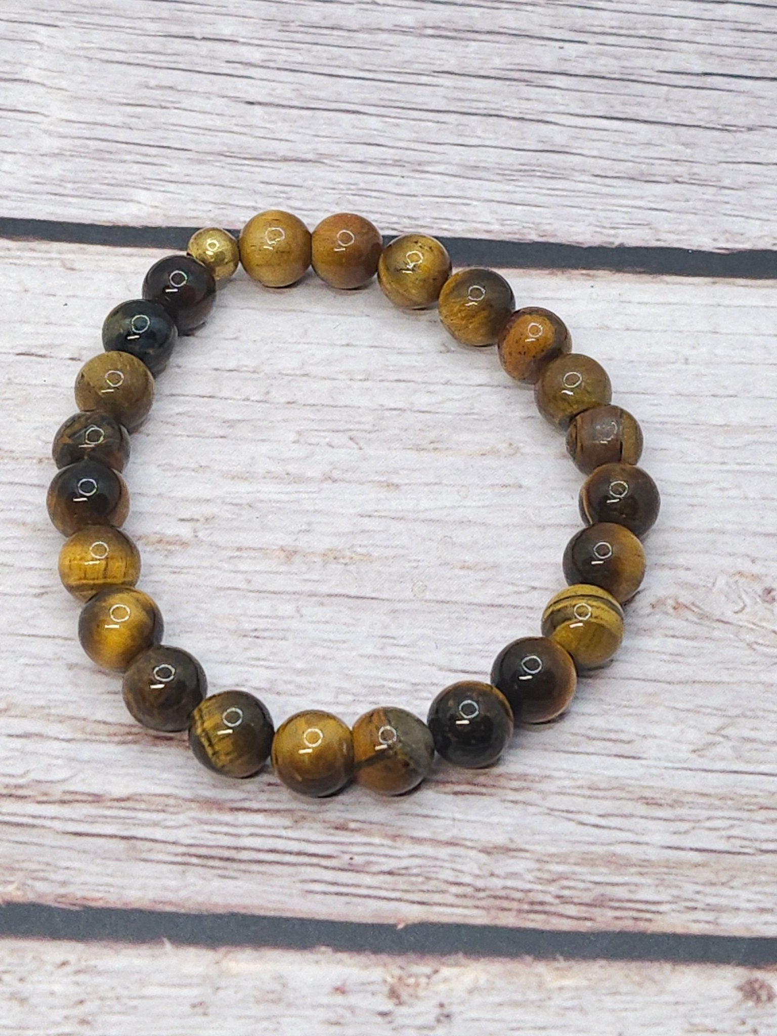 Bracelet Œil de Tigre 8mm - Kumari Legacy