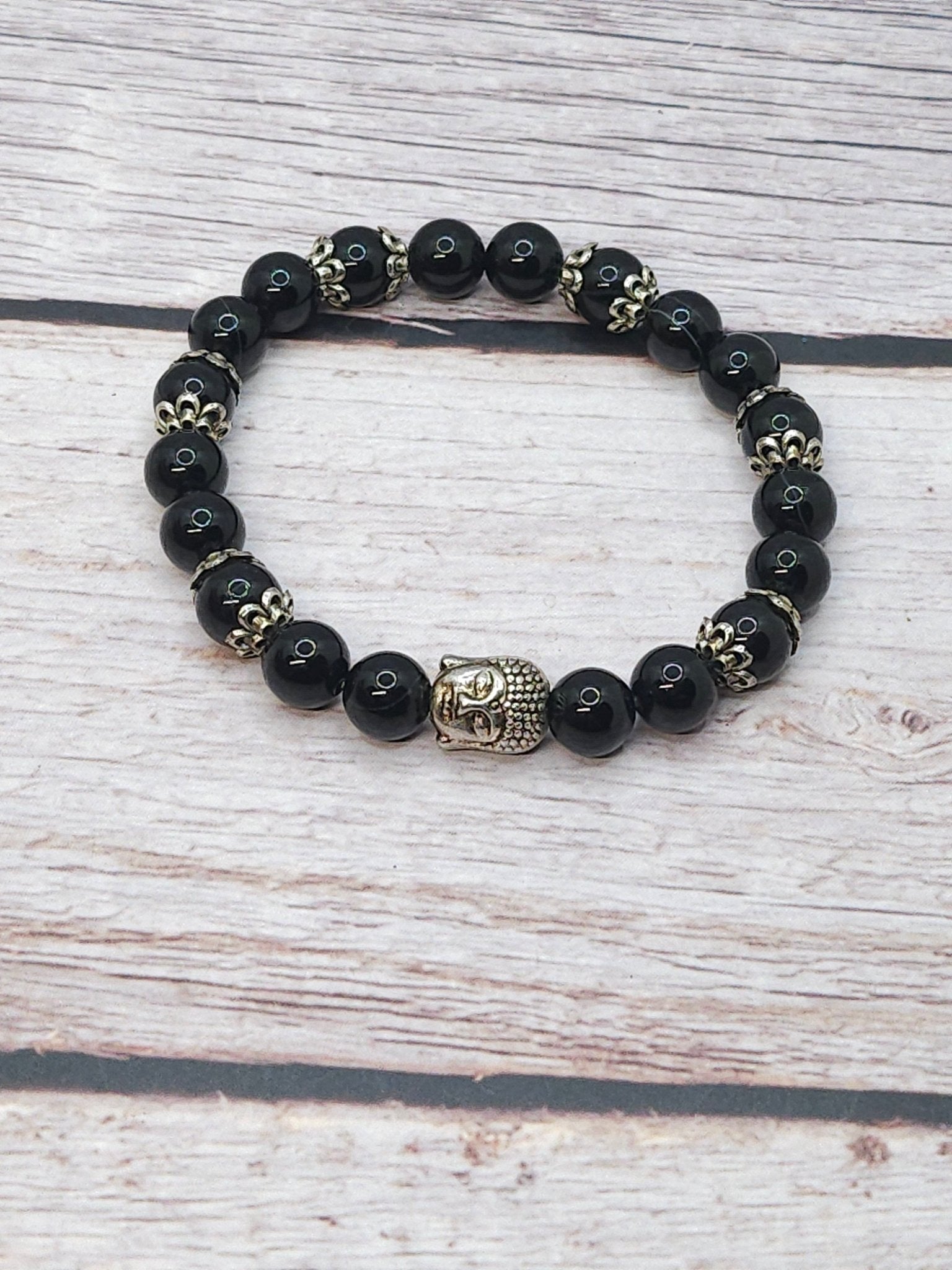 Bracelet Onyx Noir 8mm - Kumari Legacy