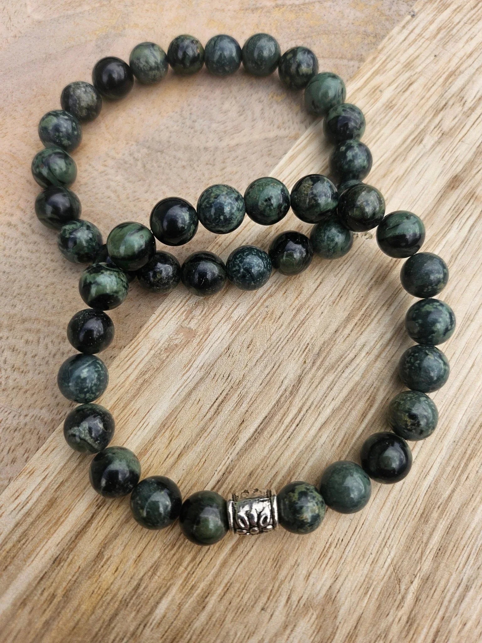 Bracelet “Osiris” – Jaspe Kambaba 8 mm – Sur mesure - Kumari Legacy