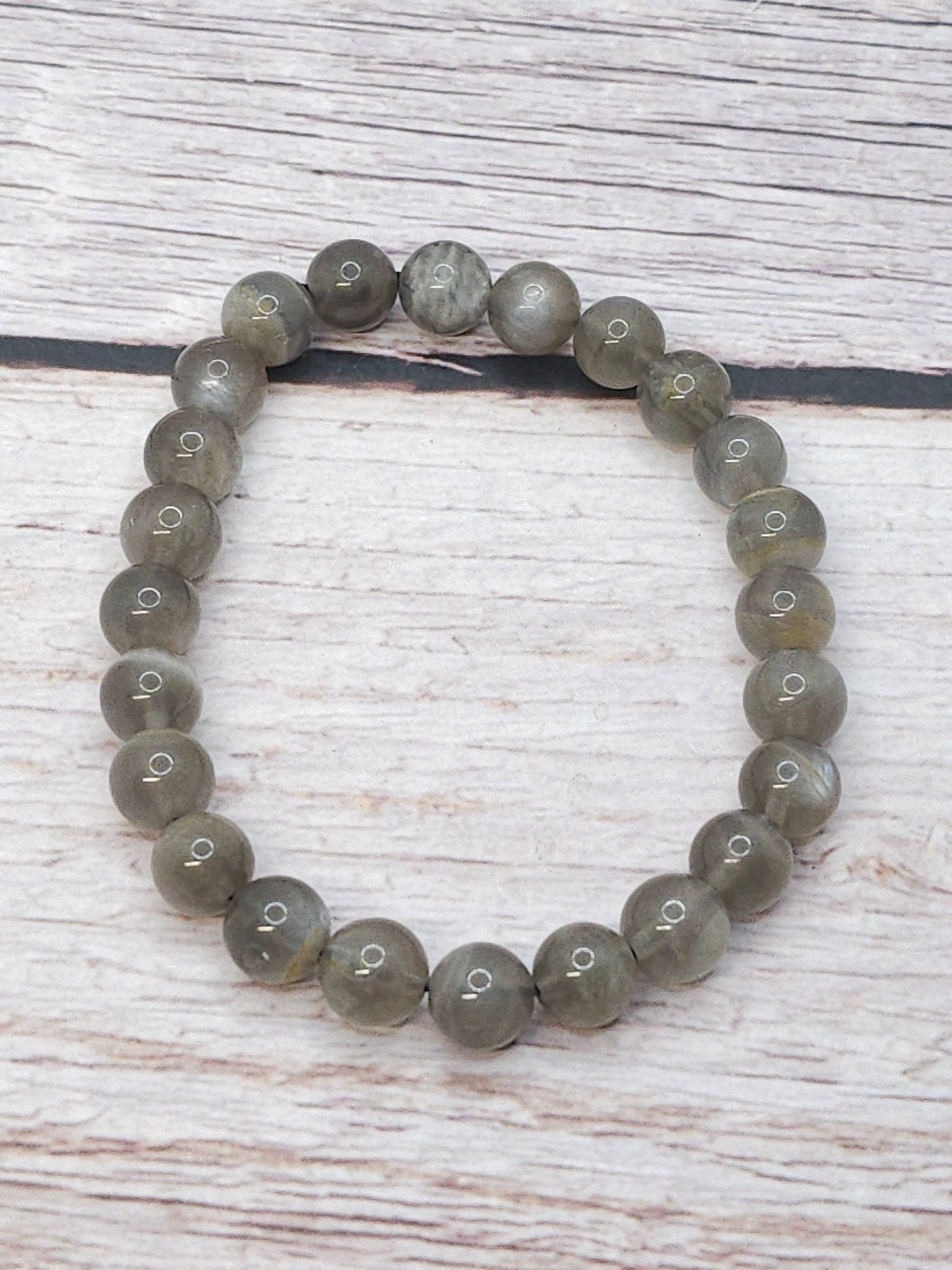 Bracelet Pierre de Lune Noire 8mm - Kumari Legacy