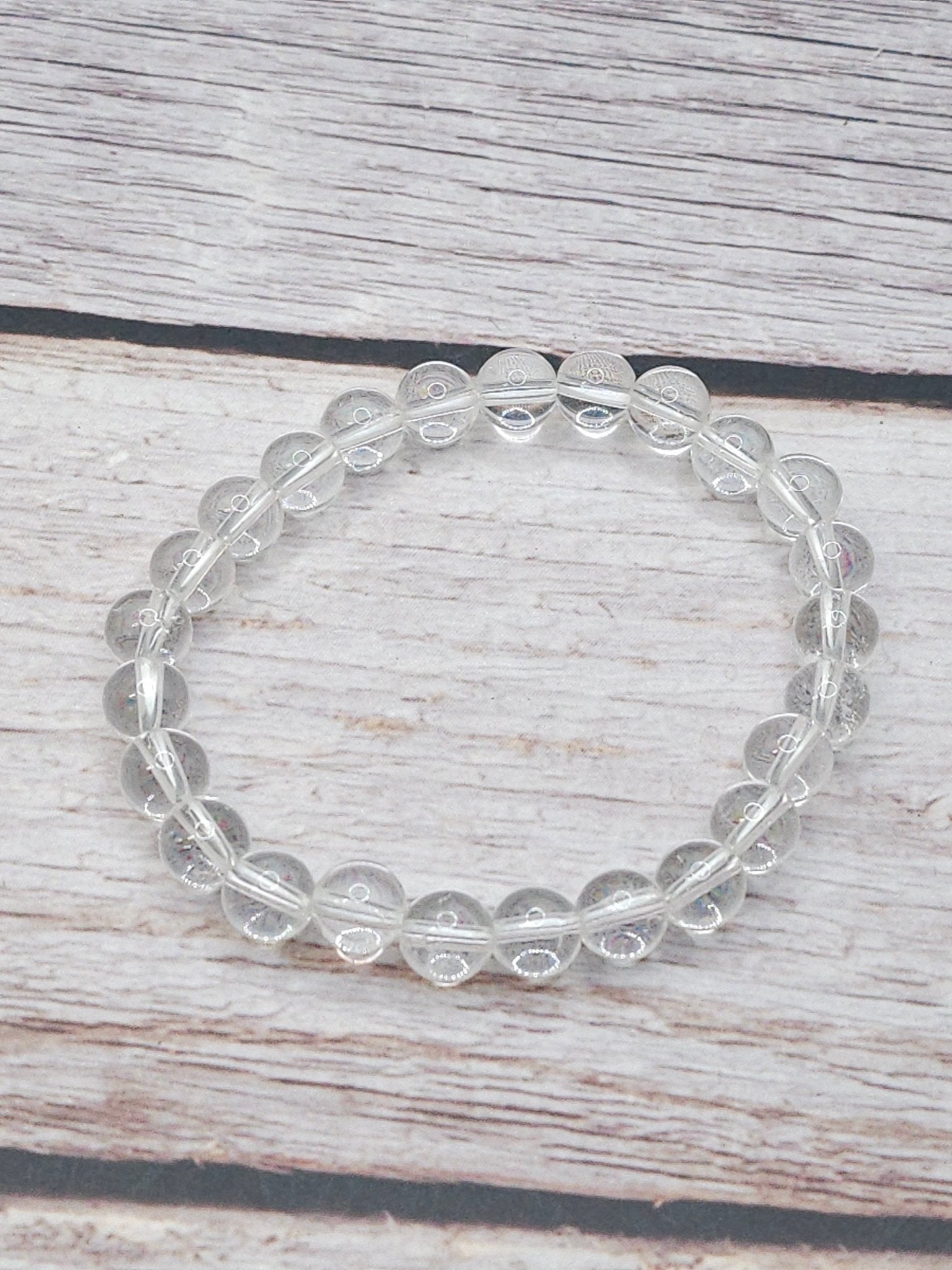 Bracelet Quartz Cristal de Roche 8mm - Kumari Legacy
