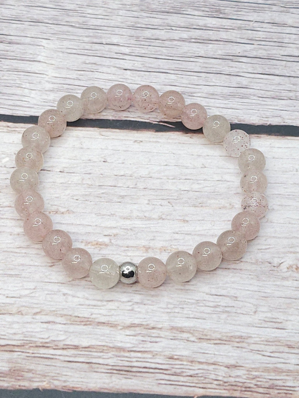 Bracelet Quartz Fraise 8mm - Kumari Legacy