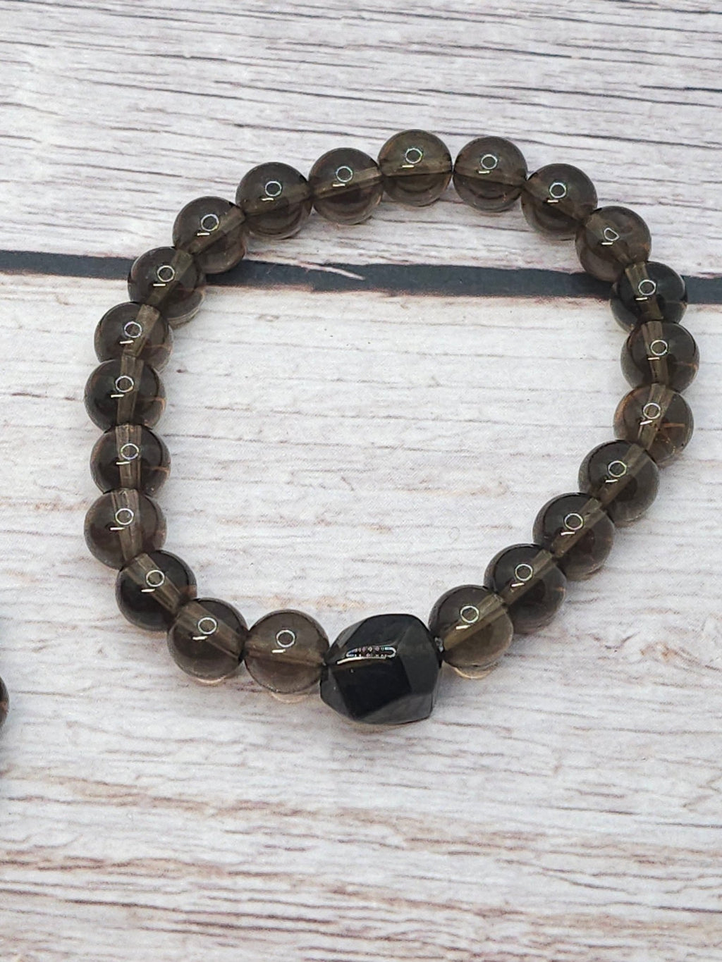 Bracelet Quartz Fumé 8mm - Kumari Legacy