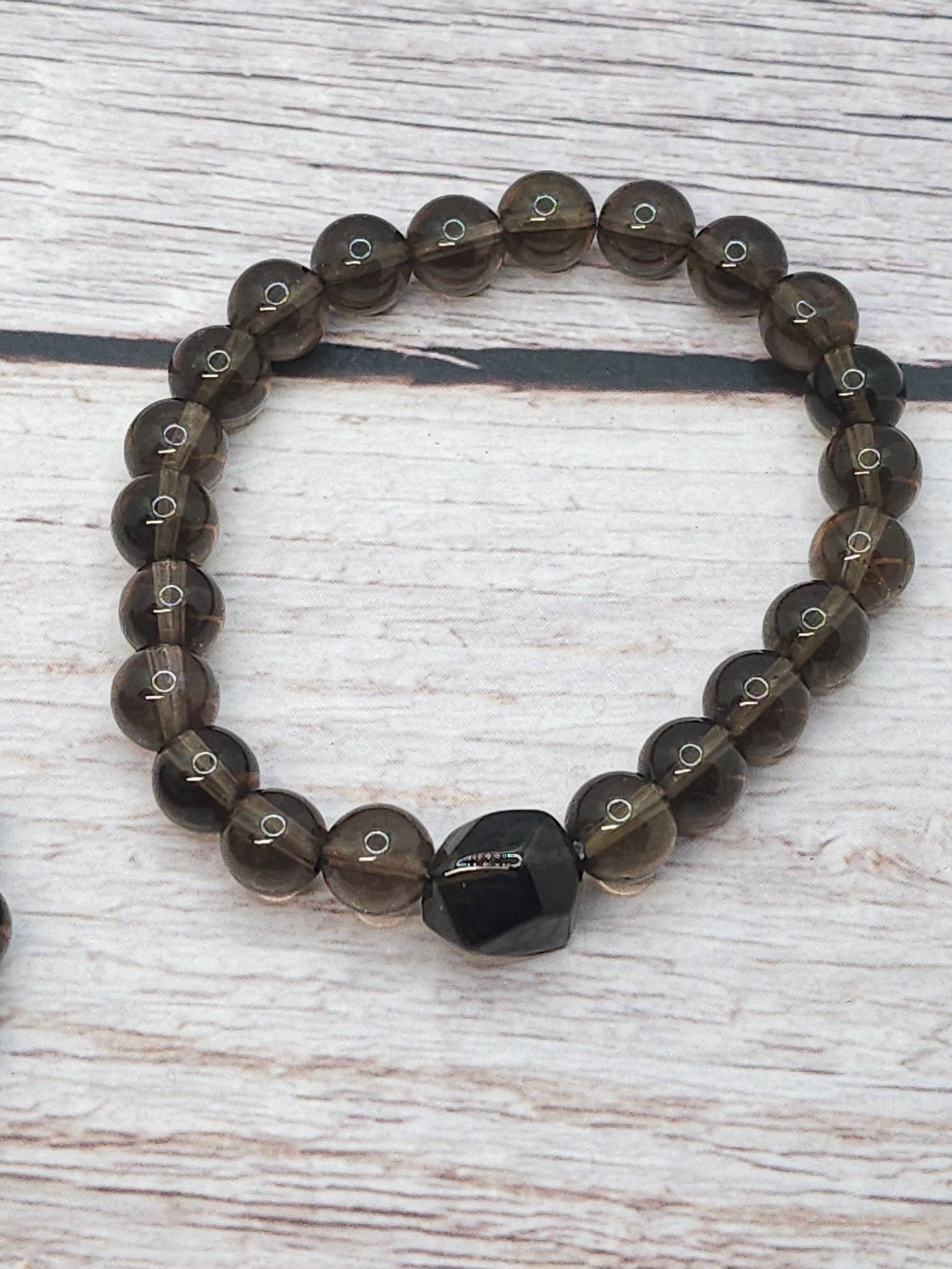 Bracelet Quartz Fumé 8mm - Kumari Legacy