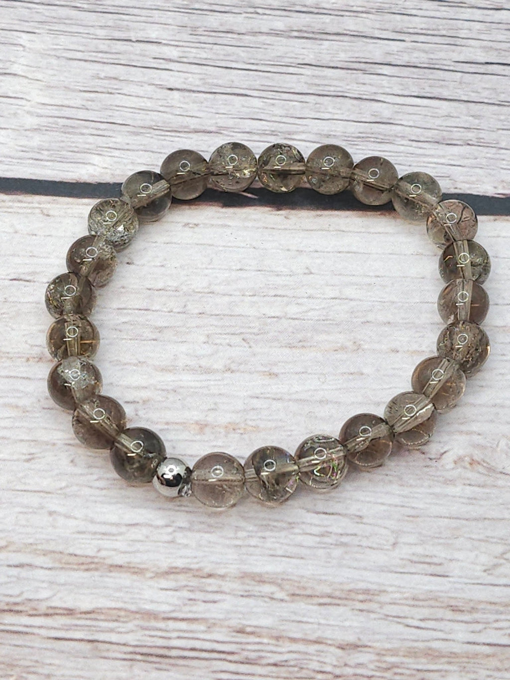 Bracelet Quartz Fumé 8mm – Haute Qualité - Kumari Legacy