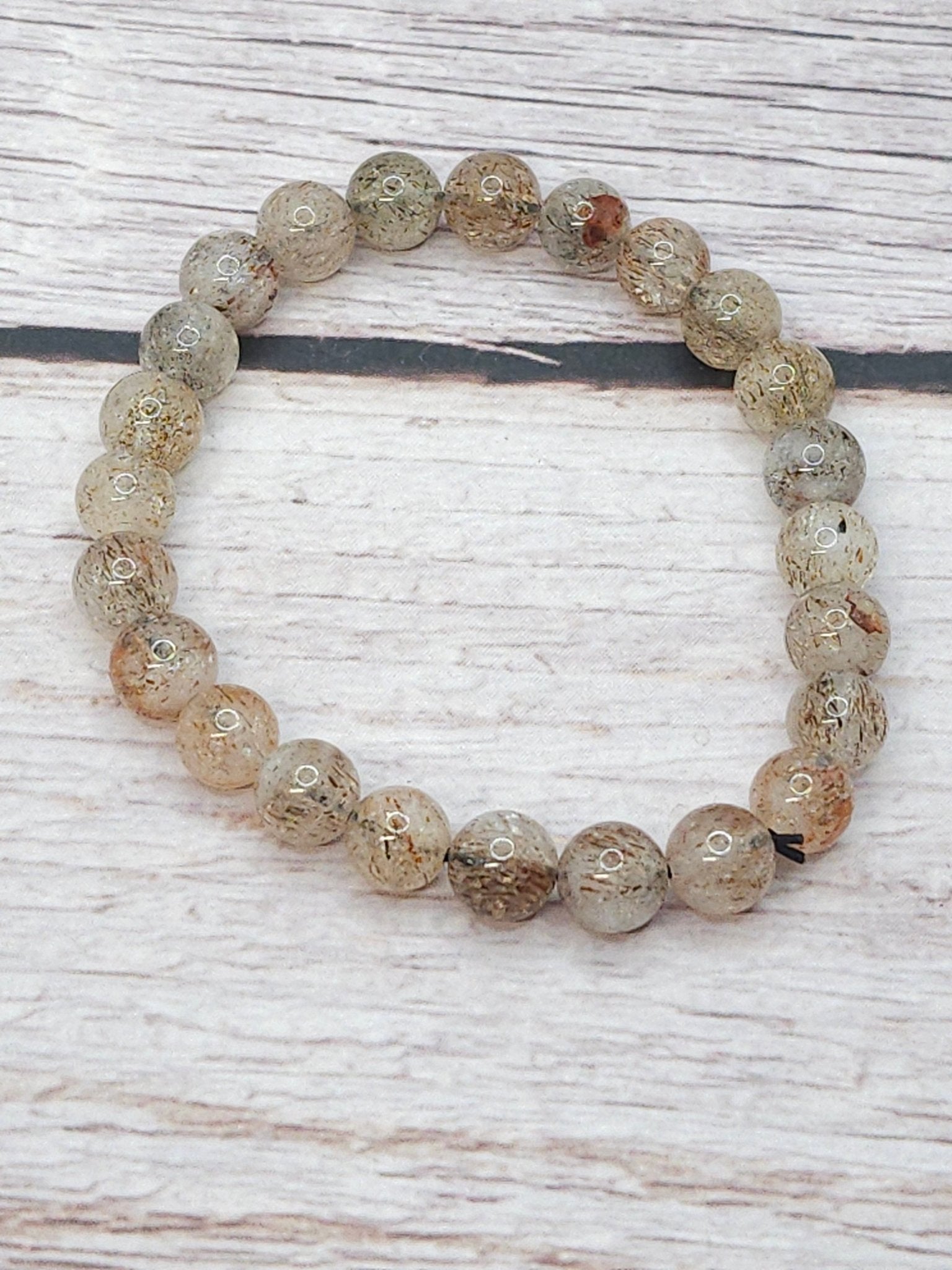 Bracelet Quartz Rutile 8mm - Kumari Legacy