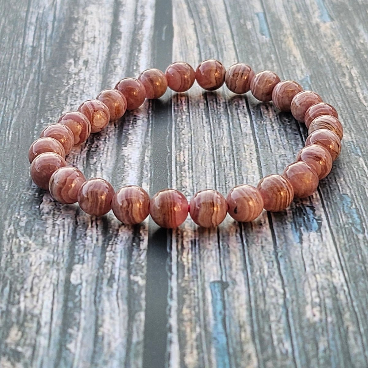 Bracelet Rhodochrosite – 8mm - Kumari Legacy