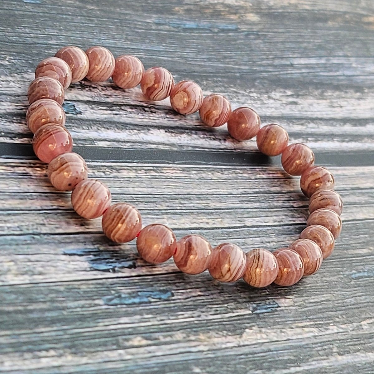Bracelet Rhodochrosite – 8mm - Kumari Legacy