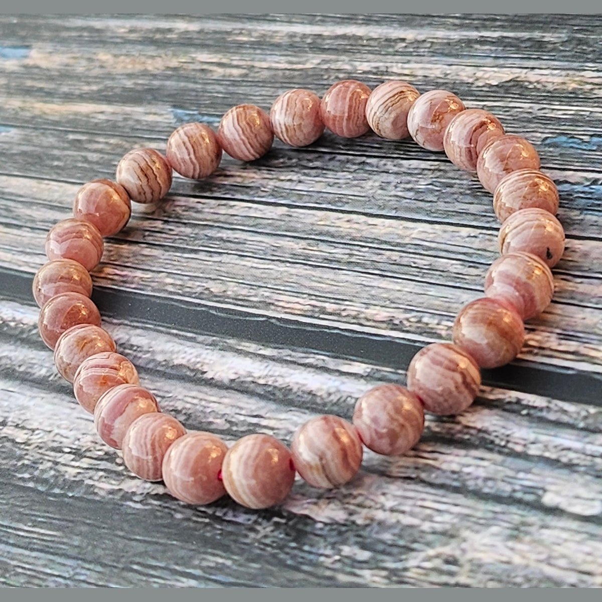 Bracelet Rhodochrosite – 8mm - Kumari Legacy