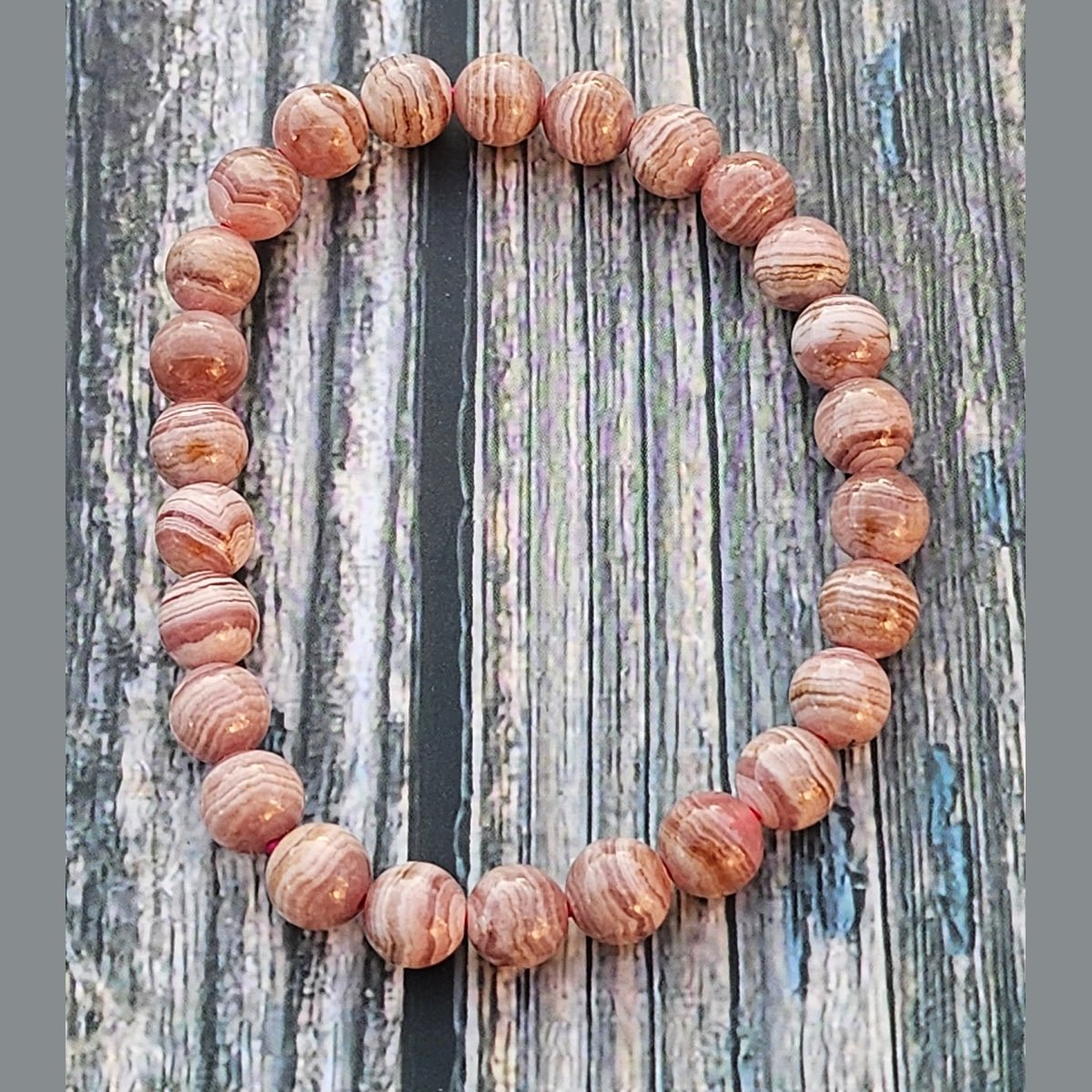Bracelet Rhodochrosite – 8mm - Kumari Legacy