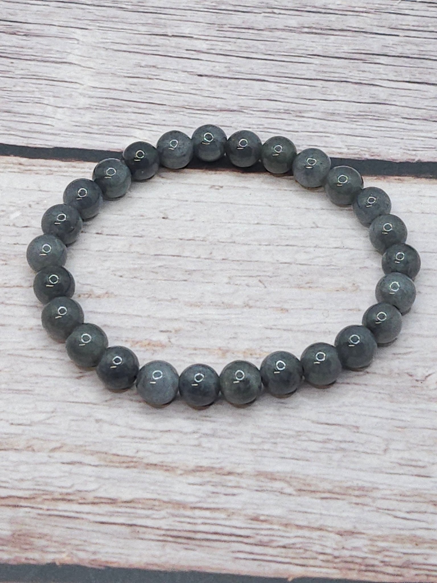 Bracelet Wuji Jade Gris 6mm - Kumari Legacy