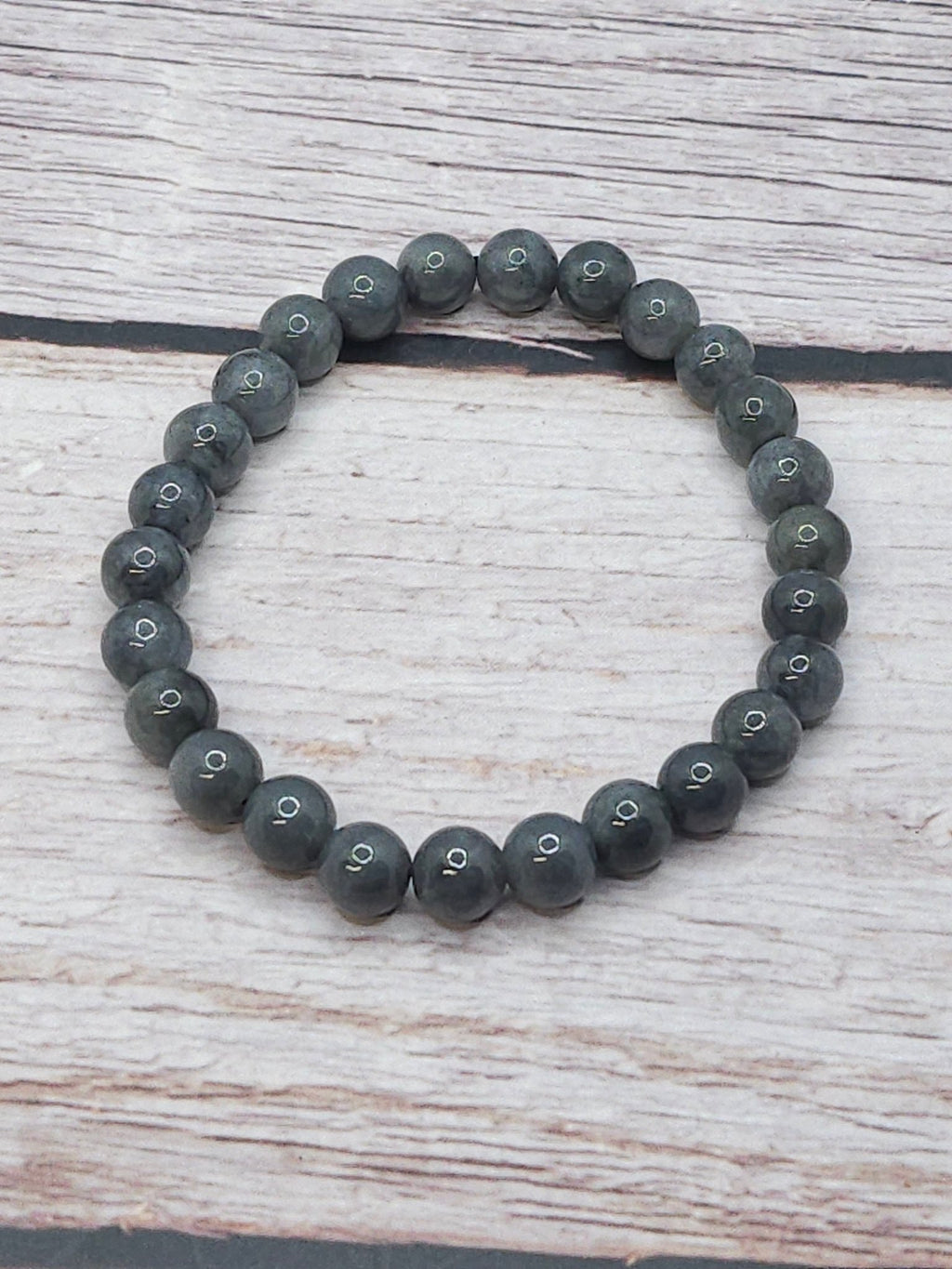Bracelet Wuji Jade Gris 6mm - Kumari Legacy