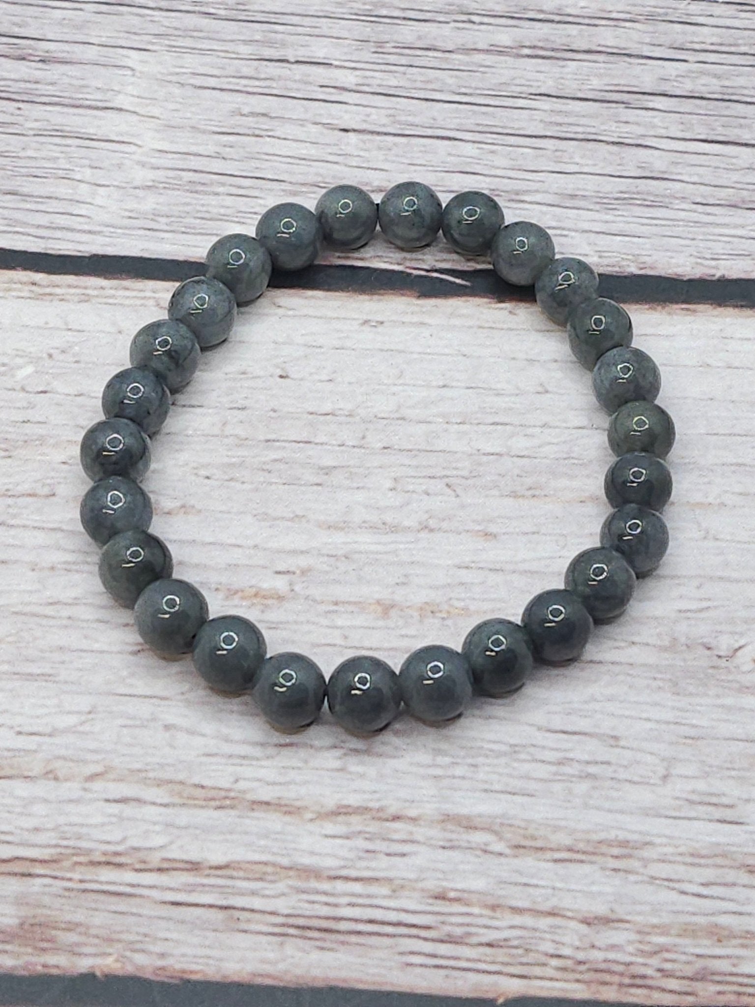Bracelet Wuji Jade Gris 6mm - Kumari Legacy