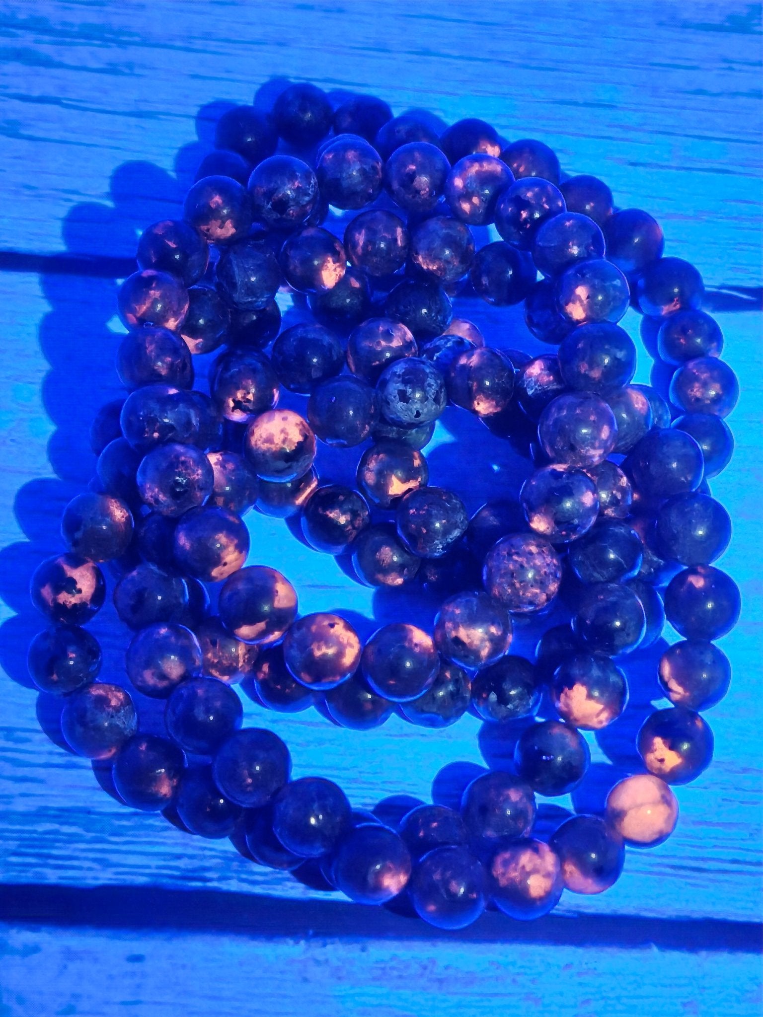 Bracelet Yooperlite 8mm - Kumari Legacy