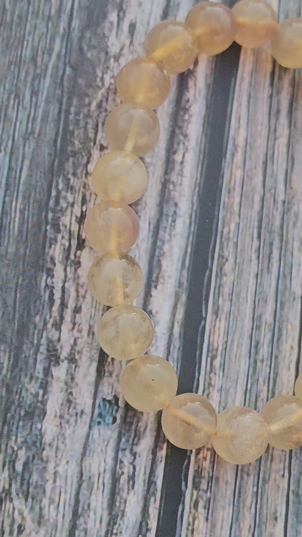 Bracelet Fluorite jaune – 8mm