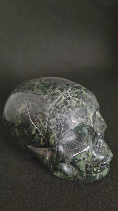 Crâne en Jaspe Kambaba - 10 cm - Pierre Lithothérapie