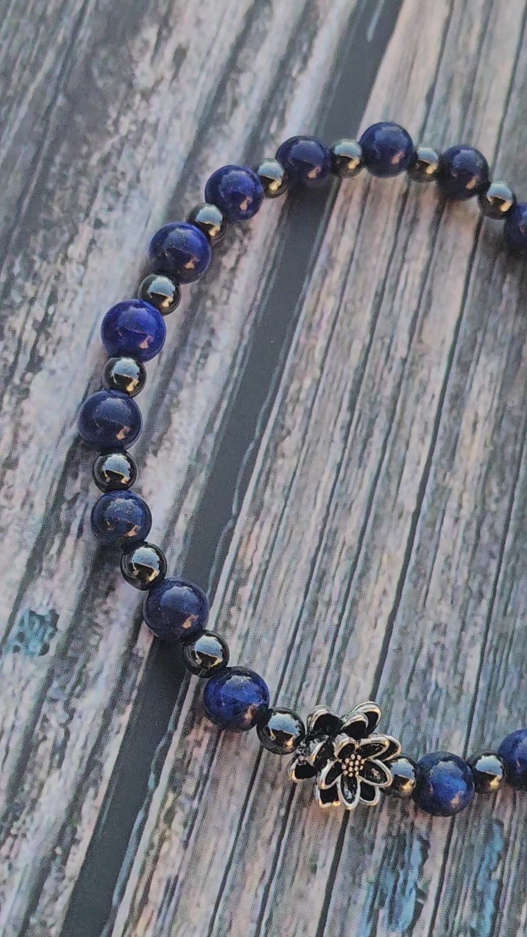 Bracelet Lapis-lazuli Pakistan – 6mm