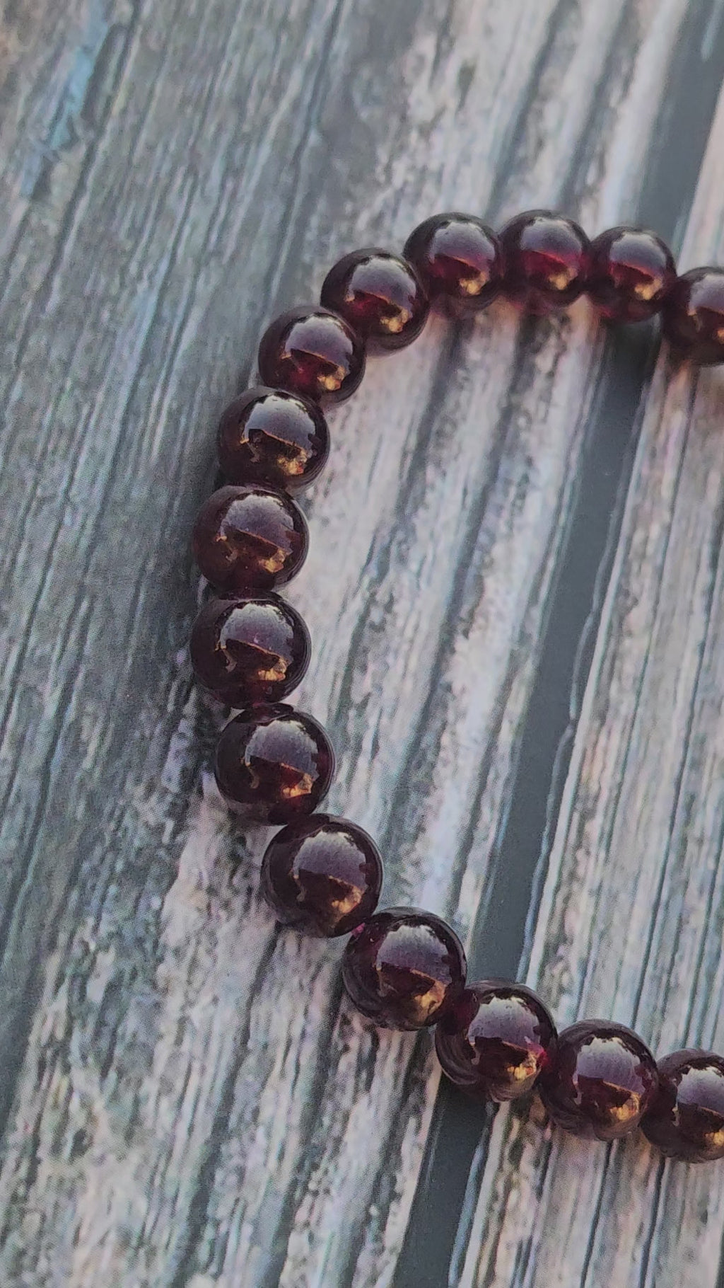 Bracelet Grenat – 8mm