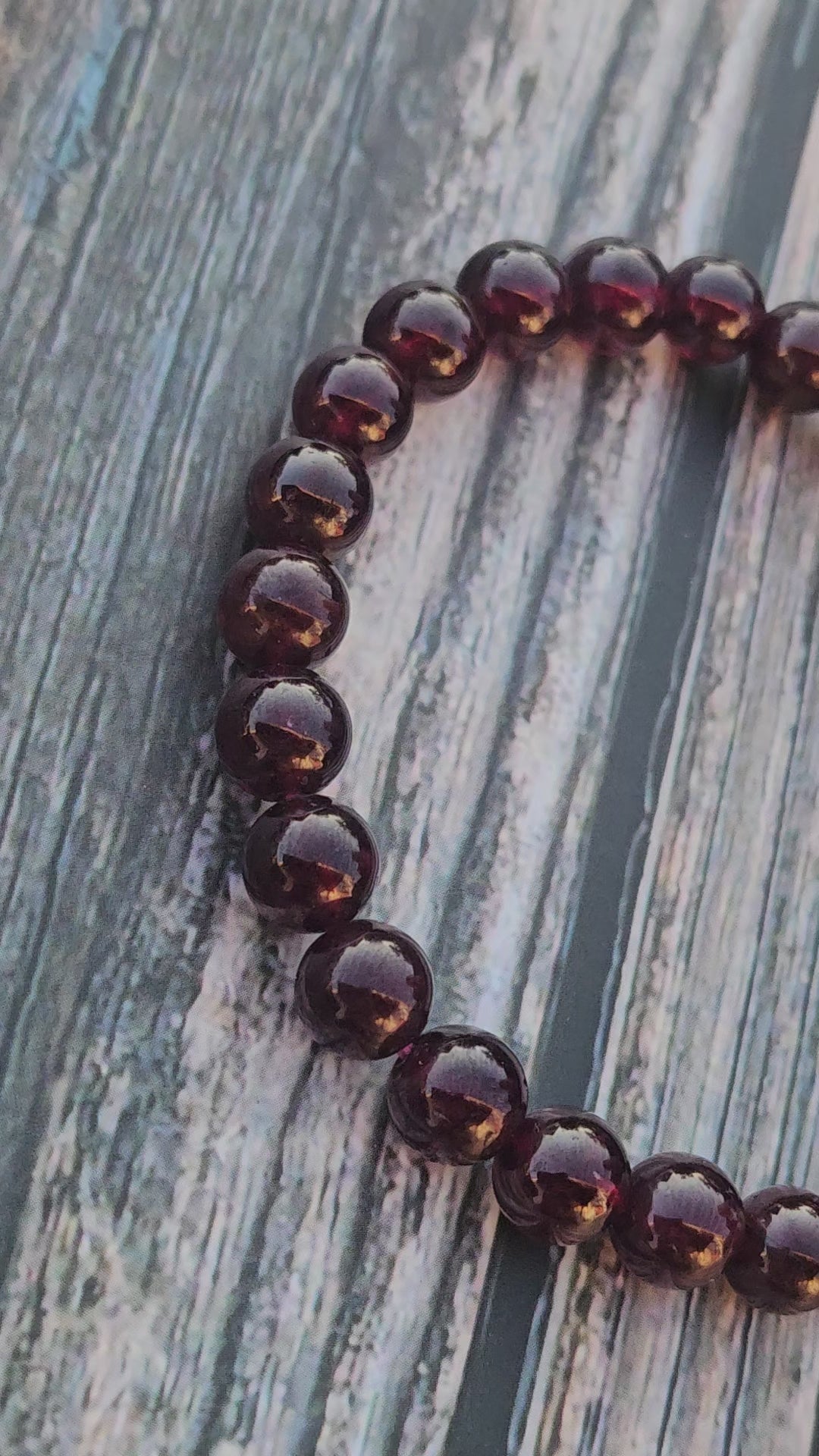 Bracelet Grenat – 8mm