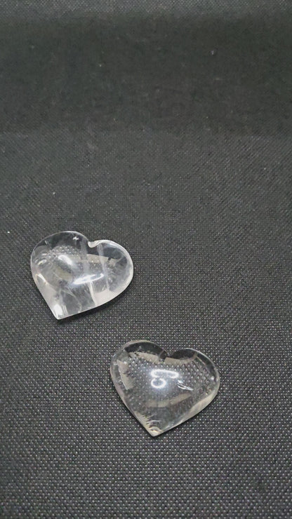 Natural Clear Quartz Heart - Purify your energy with elegance
