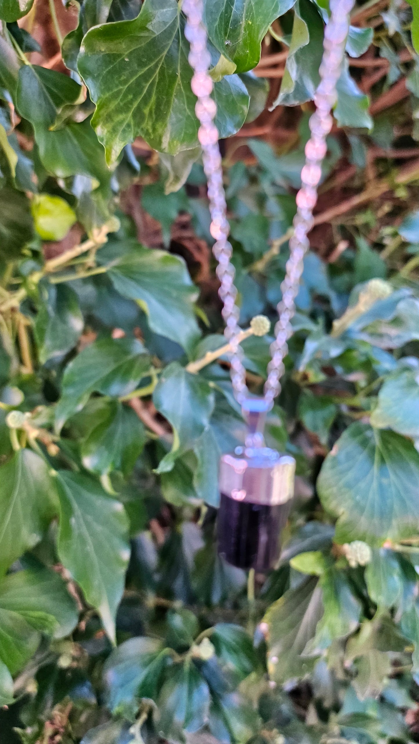 Collier "Brut" en Tourmaline Noire - Protection Puissante et Élégance Naturelle en Argent