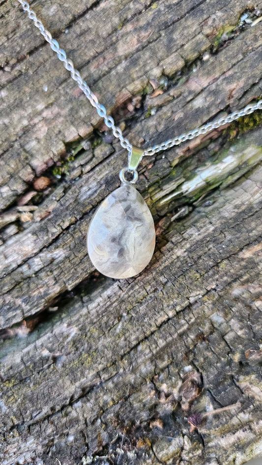 Collier "Éclat de nature" en Crazy Lace Agate - Joie de Vivre et Protection Énergétique