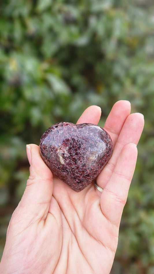 Cœur en Grenat Rouge - Passion et VitalitécoeurKumari Legacyœur en Grenat Rouge - Passion