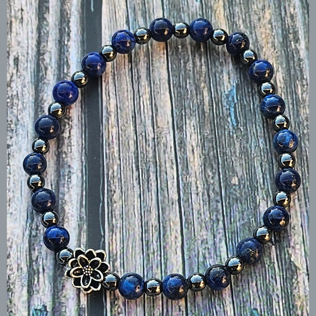 Bracelet Lapis-lazuli Pakistan – 6mm