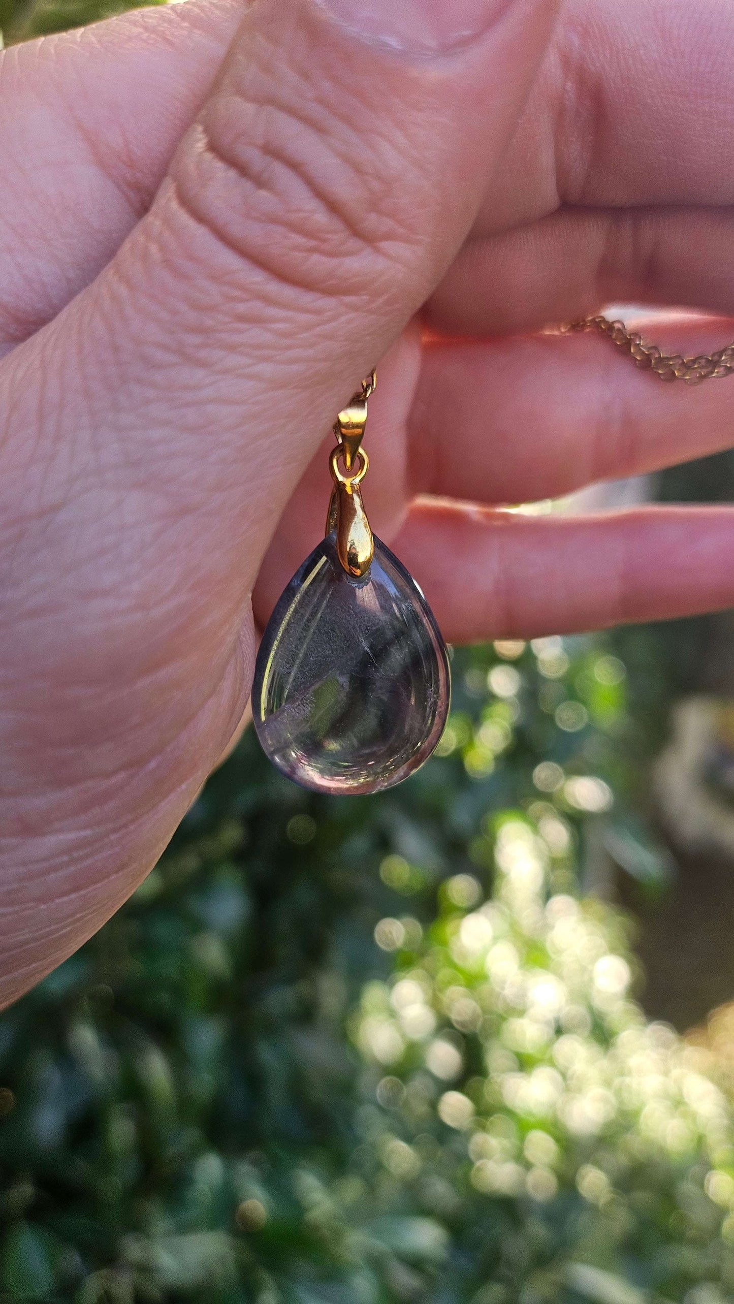 Collier "Goutte d'énergie" - Fluorite | Bijoux Lithothérapie