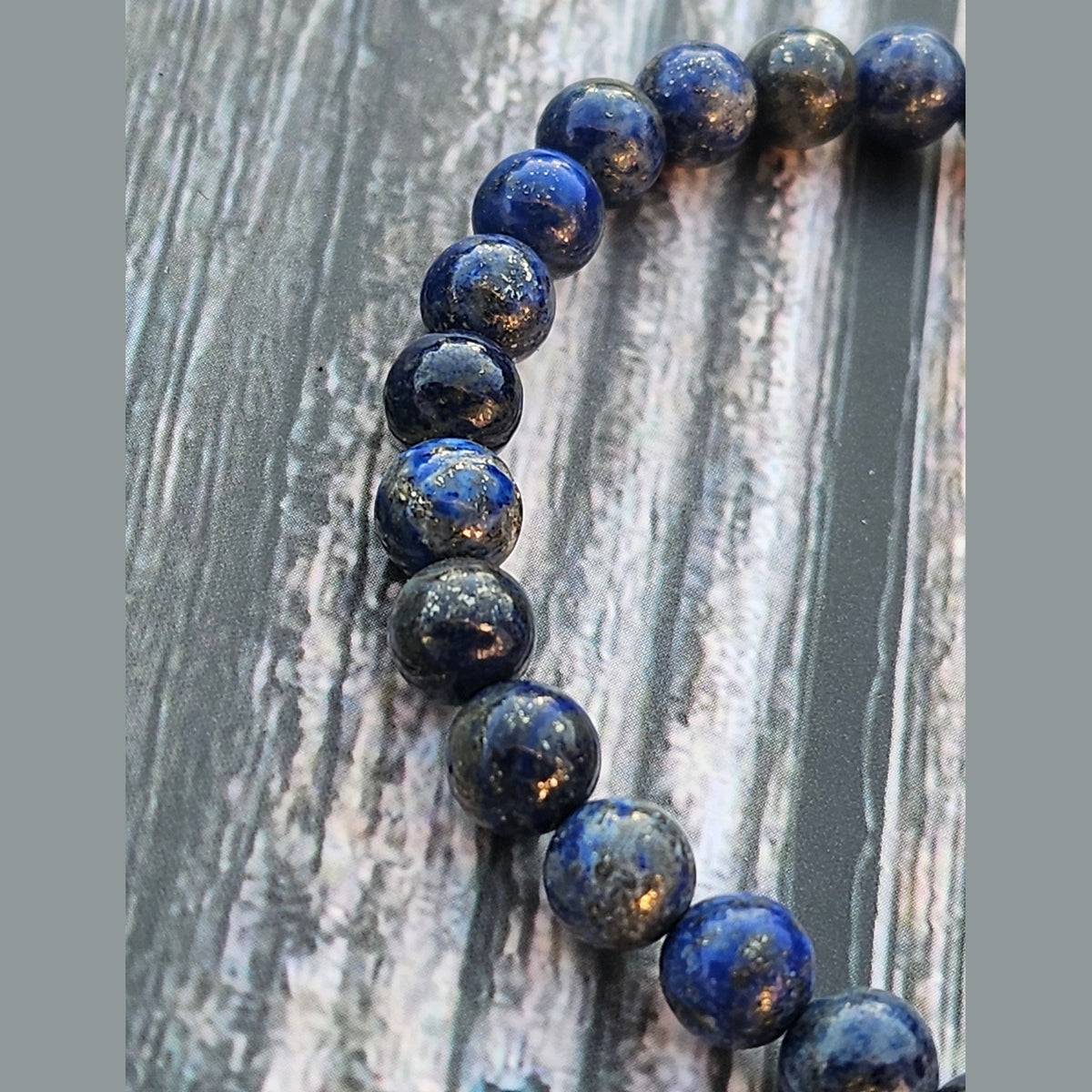 Bracelet Lapis-lazuli – 6mm