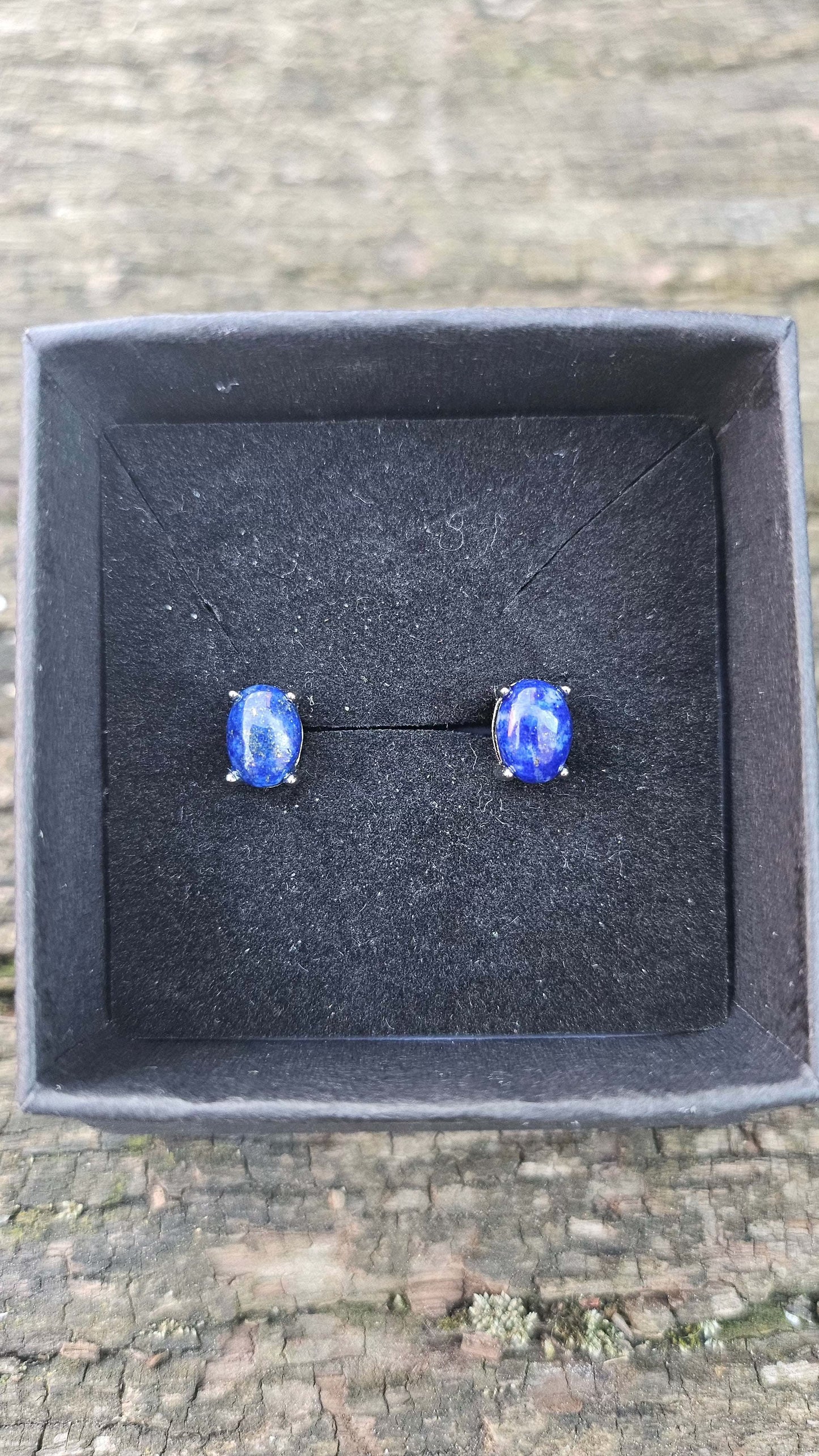 Boucles d'Oreilles en Lapis Lazuli (Argent 925) - Élégance et Sagesse Boucles d'oreillesKUMARI LEGACY'Oreilles en Lapis Lazuli (Argent 925) - É