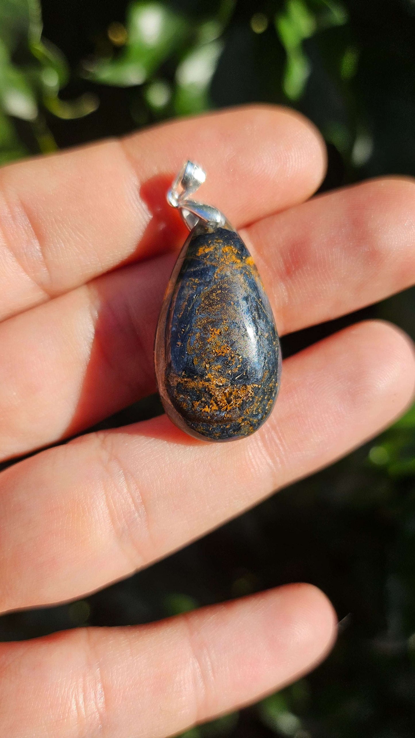 Pendentif en Pietersite Argent 925  - Bijou Unique et Élégant