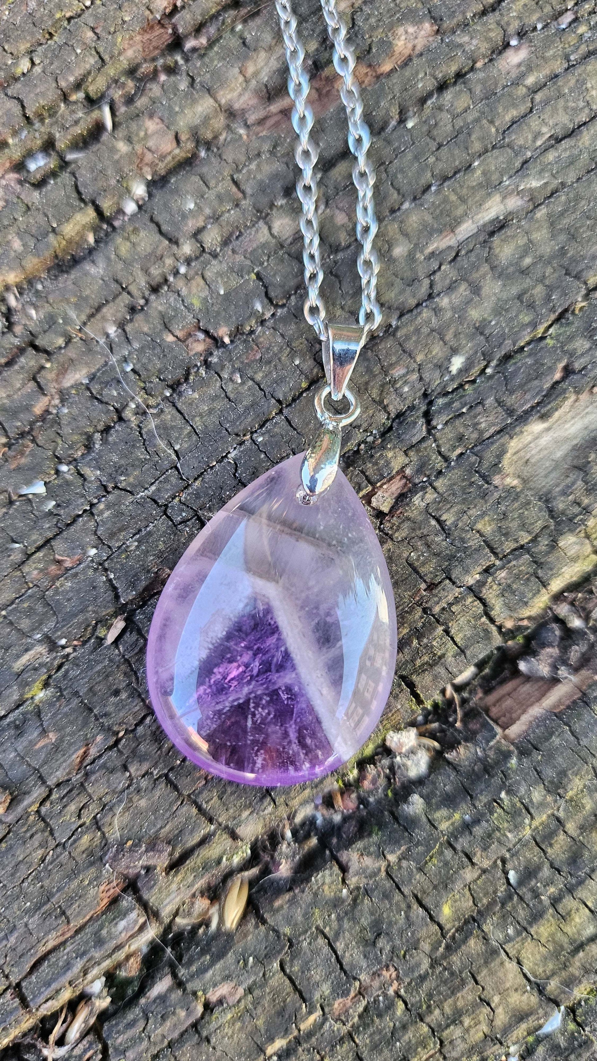 Collier "Goutte d'énergie" - Fluorite | Bijoux Lithothérapie