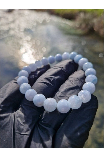 Bracelet apaisant | aquamarine - Kumari Legacy